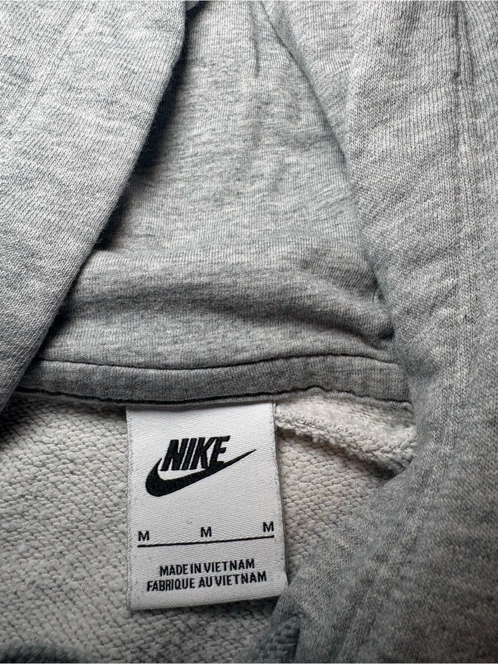 Nike Women's Gray Pullover Hoodie - Size Medium